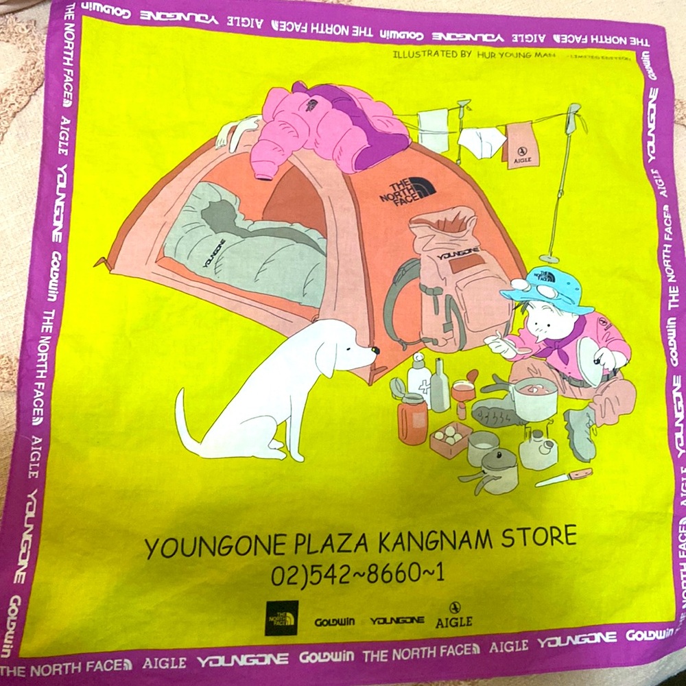 The North Face limited edition HUR YOUNG MAN bandana